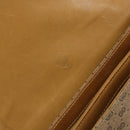 GUCCI Micro GG Supreme Shoulder Bag PVC Beige Gold Auth 149983-21