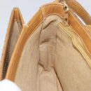 GUCCI Micro GG Supreme Shoulder Bag PVC Beige Gold Auth 149983-23