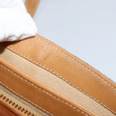 GUCCI Micro GG Supreme Shoulder Bag PVC Beige Gold Auth 149983-12