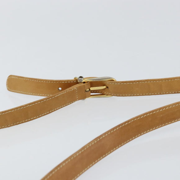 GUCCI Micro GG Supreme Shoulder Bag PVC Beige Gold Auth 149983