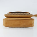 GUCCI Micro GG Supreme Shoulder Bag PVC Beige Gold Auth 149983-5