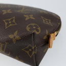 LOUIS VUITTON Monogram Pochette Cosmetic PM Pouch M43998 LV Auth 149984-7