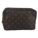 LOUIS VUITTON Monogram Trousse Toilette 23 Clutch Bag M47524 LV Auth 149985-1