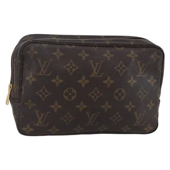 LOUIS VUITTON Monogram Trousse Toilette 23 Clutch Bag M47524 LV Auth 149985
