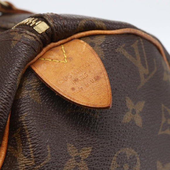 LOUIS VUITTON Monogram Speedy 30 Hand Bag M41526 LV Auth 149990V