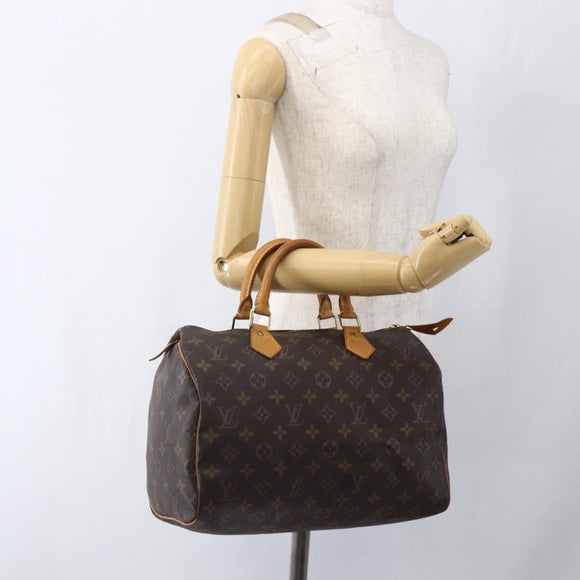 LOUIS VUITTON Monogram Speedy 30 Hand Bag M41526 LV Auth 149990V