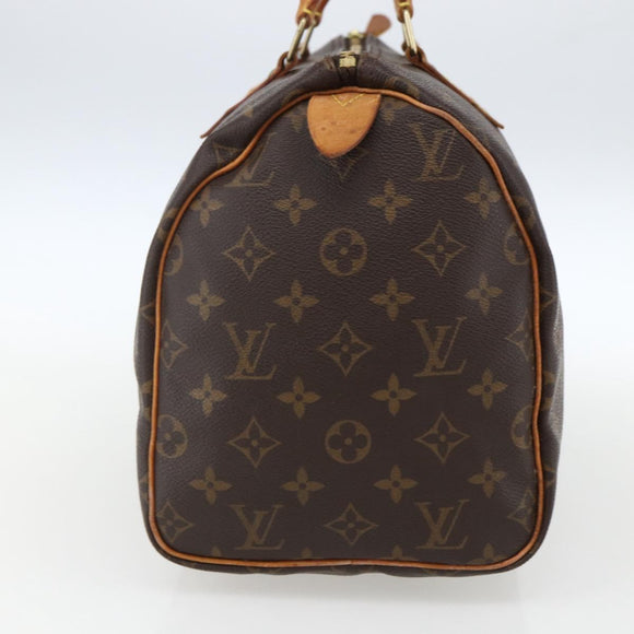LOUIS VUITTON Monogram Speedy 30 Hand Bag M41526 LV Auth 149990
