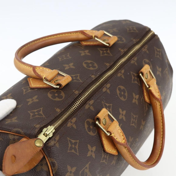 LOUIS VUITTON Monogram Speedy 30 Hand Bag M41526 LV Auth 149990V