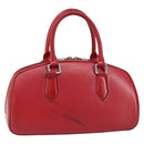 LOUIS VUITTON Epi jasmine Hand Bag Red M52087 LV Auth 149994-1