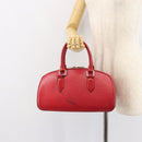 LOUIS VUITTON Epi jasmine Hand Bag Red M52087 LV Auth 149994-24
