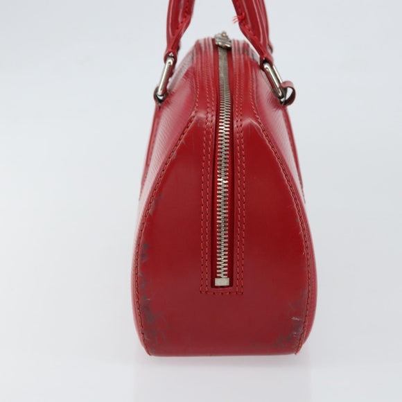 LOUIS VUITTON Epi jasmine Hand Bag Red M52087 LV Auth 149994