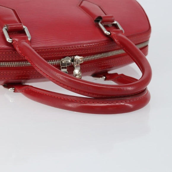 LOUIS VUITTON Epi jasmine Hand Bag Red M52087 LV Auth 149994