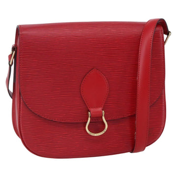 LOUIS VUITTON Epi Saint Cloud GM Shoulder Bag Red M52197 LV Auth 149995V