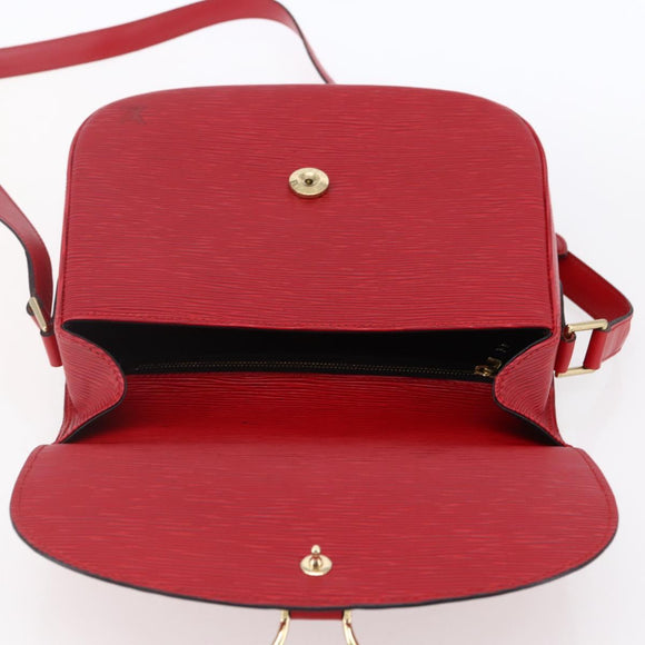 LOUIS VUITTON Epi Saint Cloud GM Shoulder Bag Red M52197 LV Auth 149995A