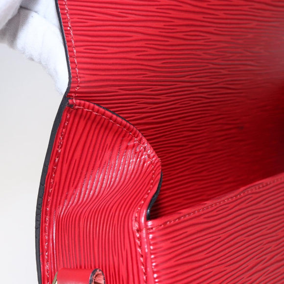 LOUIS VUITTON Epi Saint Cloud GM Shoulder Bag Red M52197 LV Auth 149995A