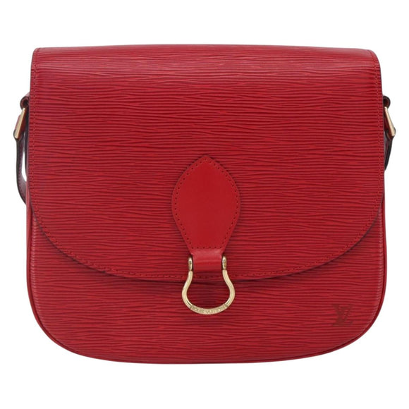 LOUIS VUITTON Epi Saint Cloud GM Shoulder Bag Red M52197 LV Auth 149995A