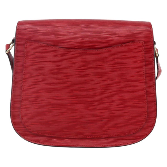 LOUIS VUITTON Epi Saint Cloud GM Shoulder Bag Red M52197 LV Auth 149995A