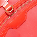 LOUIS VUITTON Vernis Bluebird Wilshire PM Bag Orenge Sunset M93644 Auth 149996-18