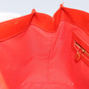 LOUIS VUITTON Vernis Bluebird Wilshire PM Bag Orenge Sunset M93644 Auth 149996-20