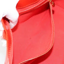 LOUIS VUITTON Vernis Bluebird Wilshire PM Bag Orenge Sunset M93644 Auth 149996-11