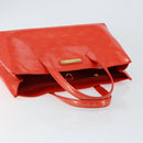 LOUIS VUITTON Vernis Bluebird Wilshire PM Bag Orenge Sunset M93644 Auth 149996-6