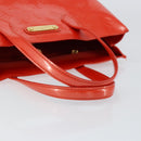 LOUIS VUITTON Vernis Bluebird Wilshire PM Bag Orenge Sunset M93644 Auth 149996-7