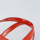 LOUIS VUITTON Vernis Bluebird Wilshire PM Bag Orenge Sunset M93644 Auth 149996-8