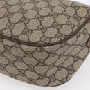 GUCCI GG Supreme Web Sherry Line Bag PVC Beige Gold 001 123 6177 Auth 150000-16