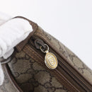 GUCCI GG Supreme Web Sherry Line Bag PVC Beige Gold 001 123 6177 Auth 150000-9