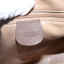 GUCCI GG Supreme Web Sherry Line Bag PVC Beige Gold 001 123 6177 Auth 150000-19