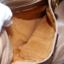 GUCCI GG Supreme Web Sherry Line Bag PVC Beige Gold 001 123 6177 Auth 150000-11