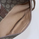 GUCCI GG Supreme Web Sherry Line Bag PVC Beige Gold 001 123 6177 Auth 150000-22