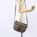 GUCCI GG Supreme Web Sherry Line Bag PVC Beige Gold 001 123 6177 Auth 150000-23