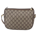 GUCCI GG Supreme Web Sherry Line Bag PVC Beige Gold 001 123 6177 Auth 150000-2