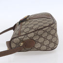 GUCCI GG Supreme Web Sherry Line Bag PVC Beige Gold 001 123 6177 Auth 150000-3