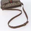 GUCCI GG Supreme Web Sherry Line Bag PVC Beige Gold 001 123 6177 Auth 150000-7