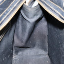 FENDI Pecan Canvas Hand Bag PVC Black Brown gold Auth 150002-18