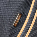 SAINT LAURENT Shoulder Bag PVC Leather Black Gold Auth 150003-17