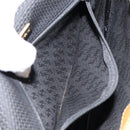 SAINT LAURENT Shoulder Bag PVC Leather Black Gold Auth 150003-20