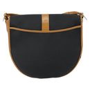 SAINT LAURENT Shoulder Bag PVC Leather Black Gold Auth 150003-2