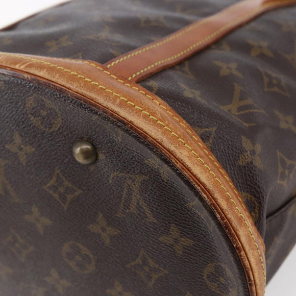 LOUIS VUITTON Monogram Bucket GM Shoulder Bag M42236 LV Auth 150005