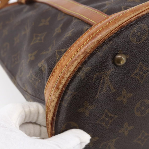 LOUIS VUITTON Monogram Bucket GM Shoulder Bag M42236 LV Auth 150005