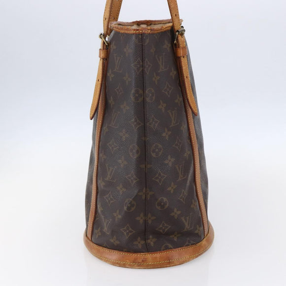 LOUIS VUITTON Monogram Bucket GM Shoulder Bag M42236 LV Auth 150005
