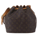 LOUIS VUITTON Monogram Petit Noe Shoulder Bag M42226 LV Auth 150006-2
