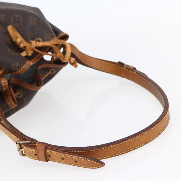 LOUIS VUITTON Monogram Petit Noe Shoulder Bag M42226 LV Auth 150006