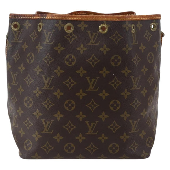 LOUIS VUITTON Monogram Petit Noe Shoulder Bag M42226 LV Auth 150007