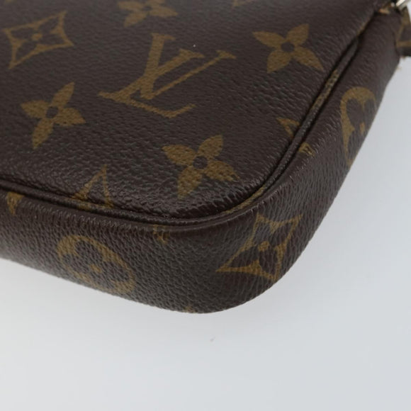 LOUIS VUITTON Monogram Mini Pochette Accessoires Pouch M58009 LV Auth 150016
