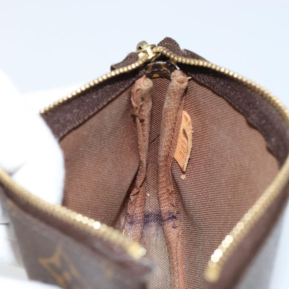 LOUIS VUITTON Monogram Mini Pochette Accessoires Pouch M58009 LV Auth 150016