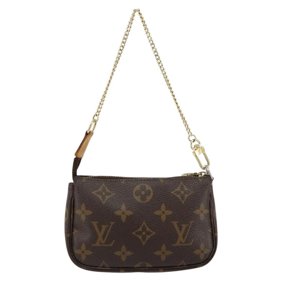 LOUIS VUITTON Monogram Mini Pochette Accessoires Pouch M58009 LV Auth 150016