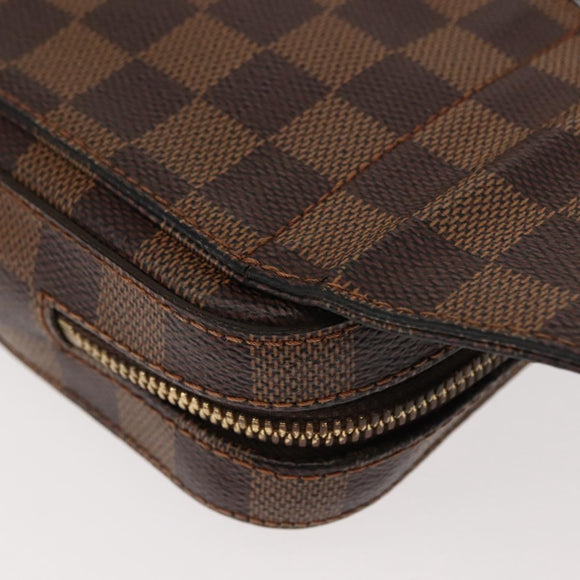 LOUIS VUITTON Damier Ebene Geronimos Shoulder Bag N51994 LV Auth 150018